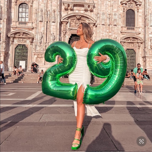 ZARA DRAPED MIDI DRESS - Picture 3 of 16